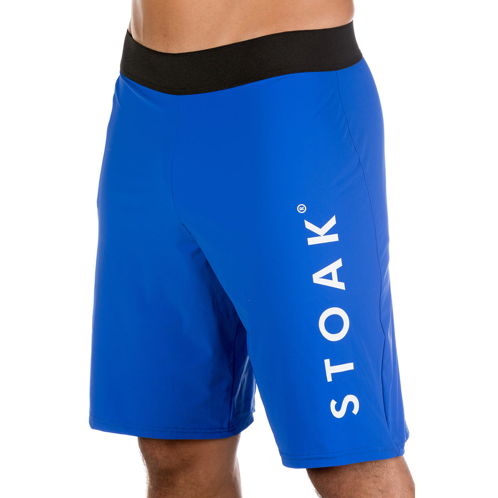 STOAK Men's Blue Crush Performance Shorts side view