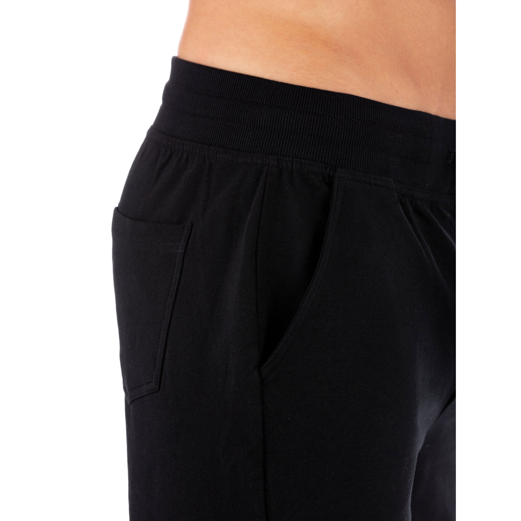 STOAK Men's Carbon Black Training Shorts detail side pocket