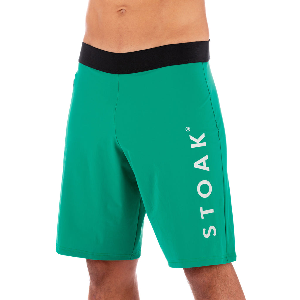 STOAK Men's Clean Green Performance Shorts side view