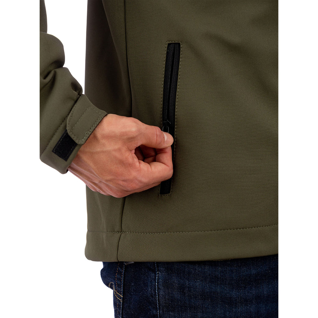 STOAK combat softshell jacket close up bag 