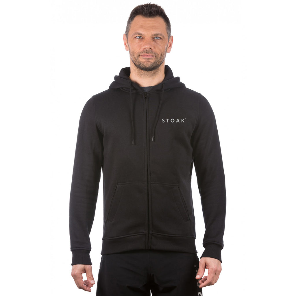 STOAK carbon zip-hoodie men front