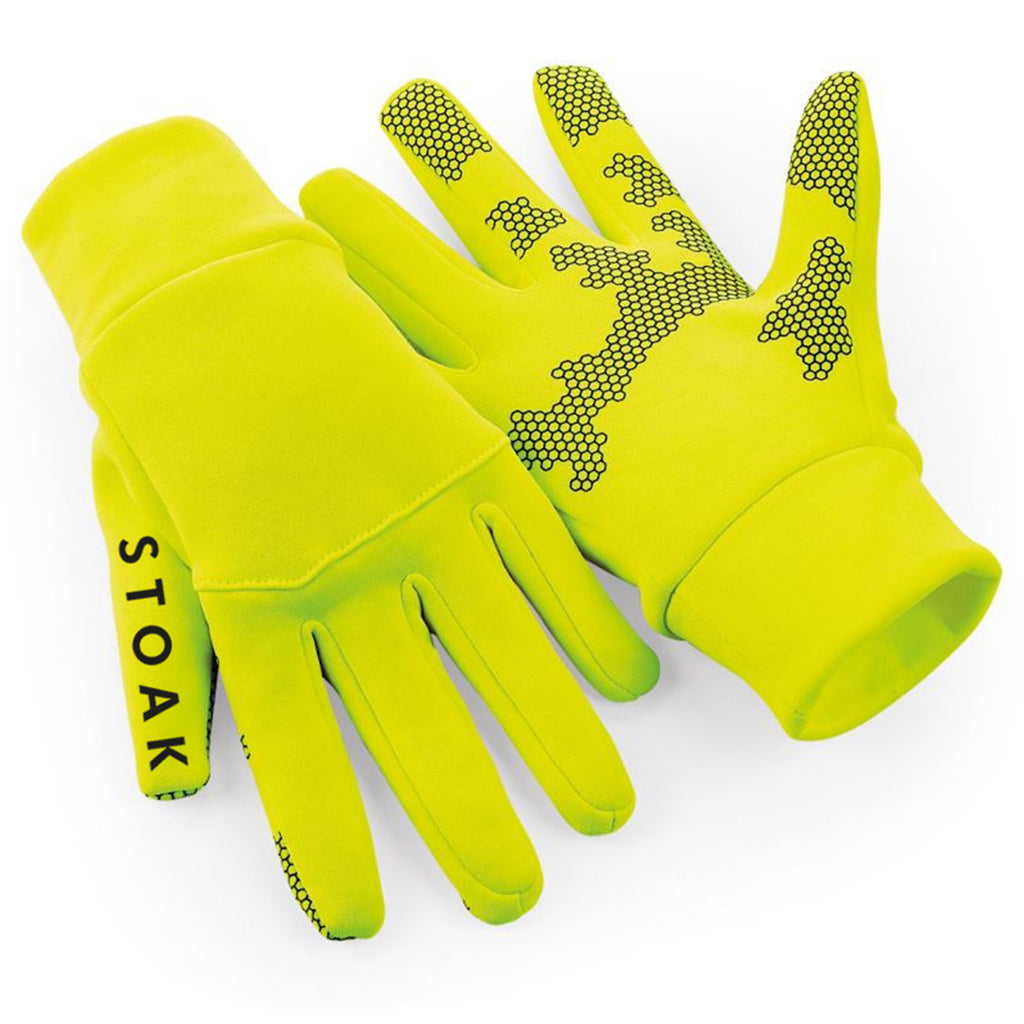 STOAK Neon gelb Handschuhe 