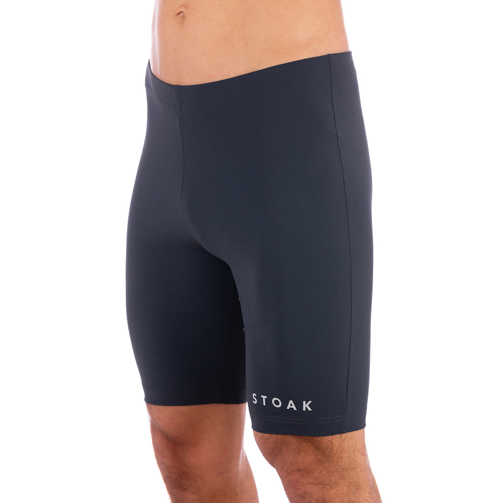 STOAK Titan Grey Men's Compression Shorts side view