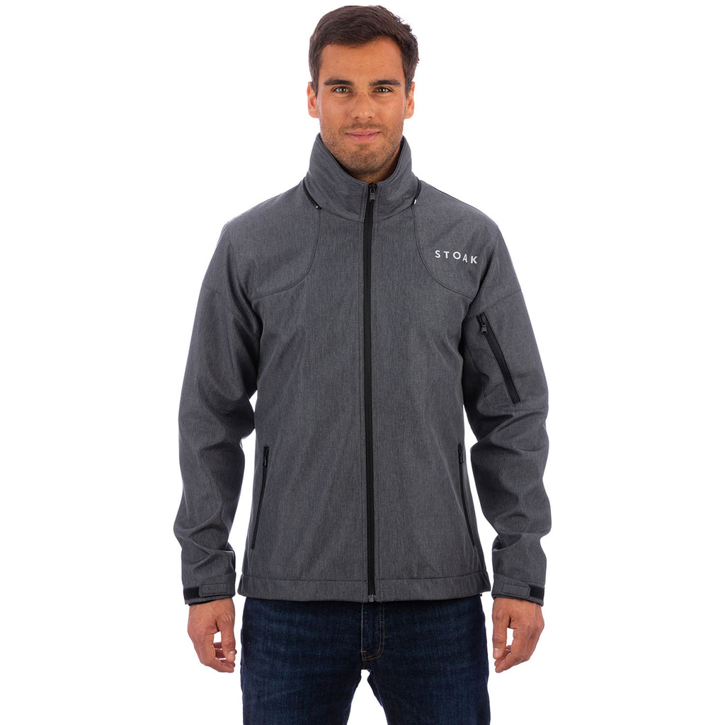 STOAK titan softshell jacket front no hood