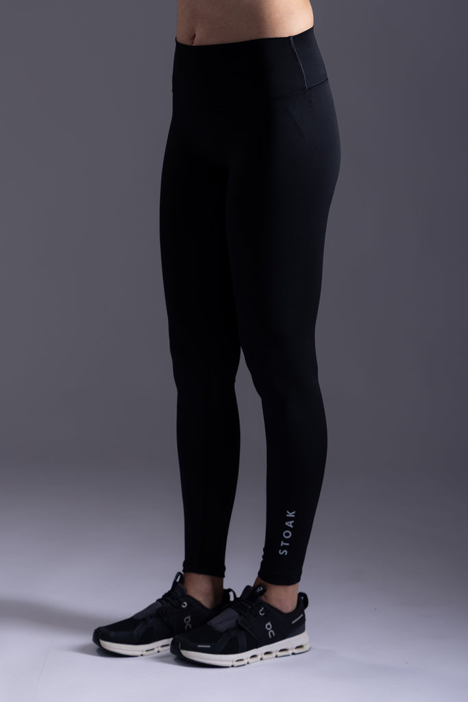 STOAK high rise leggings schwarz damen seite2