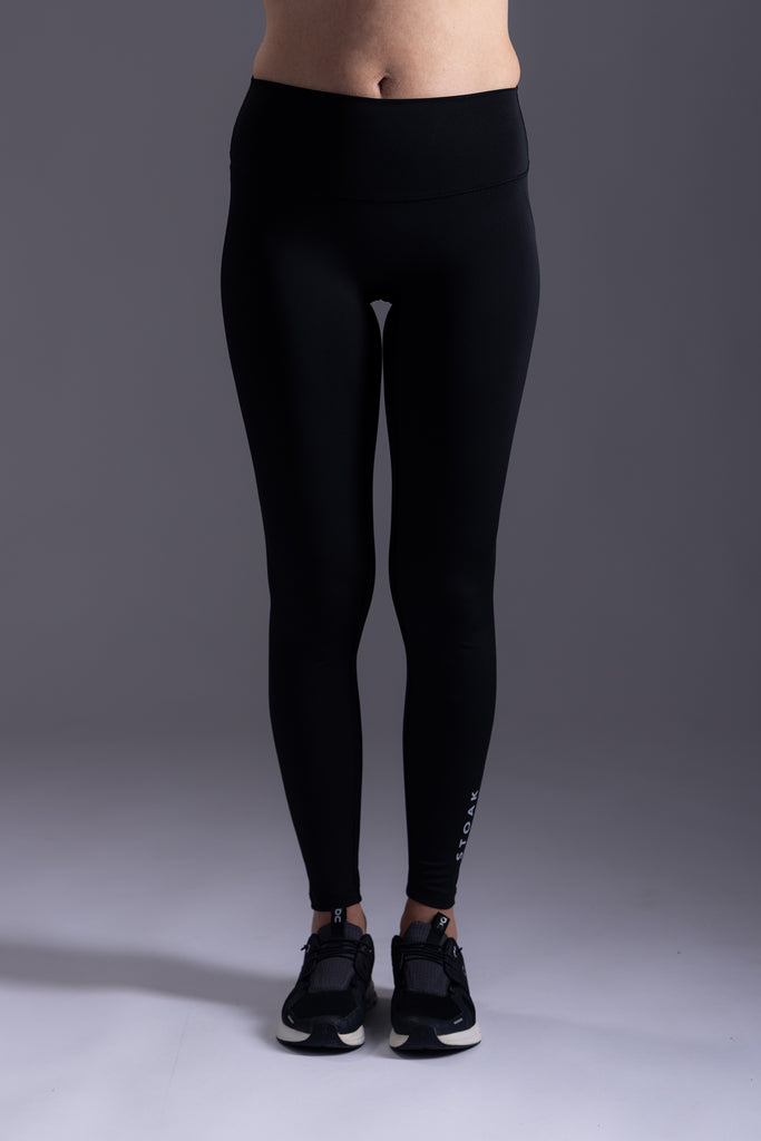 STOAK high rise leggings schwarz damen vorne