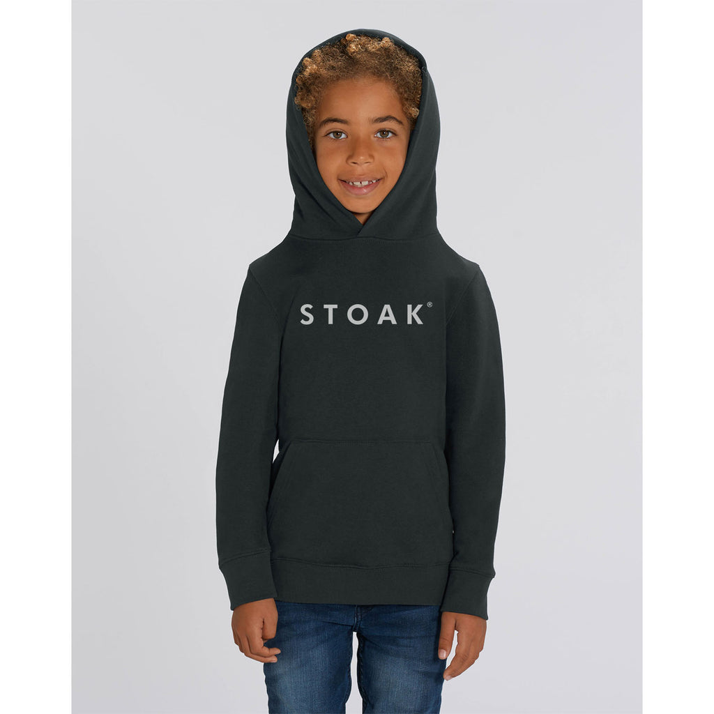 STOAK kids carbon hoodie front